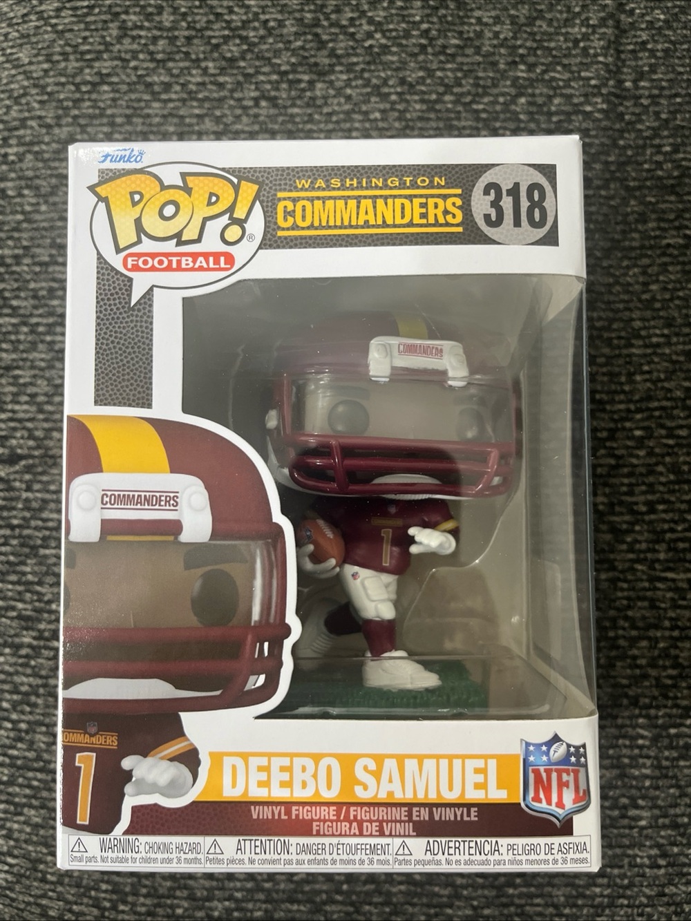 Funko Pop! NFL Football Washington Commanders Deebo Samuel #318
